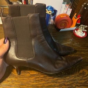 Christian Louboutin kitten heel boots